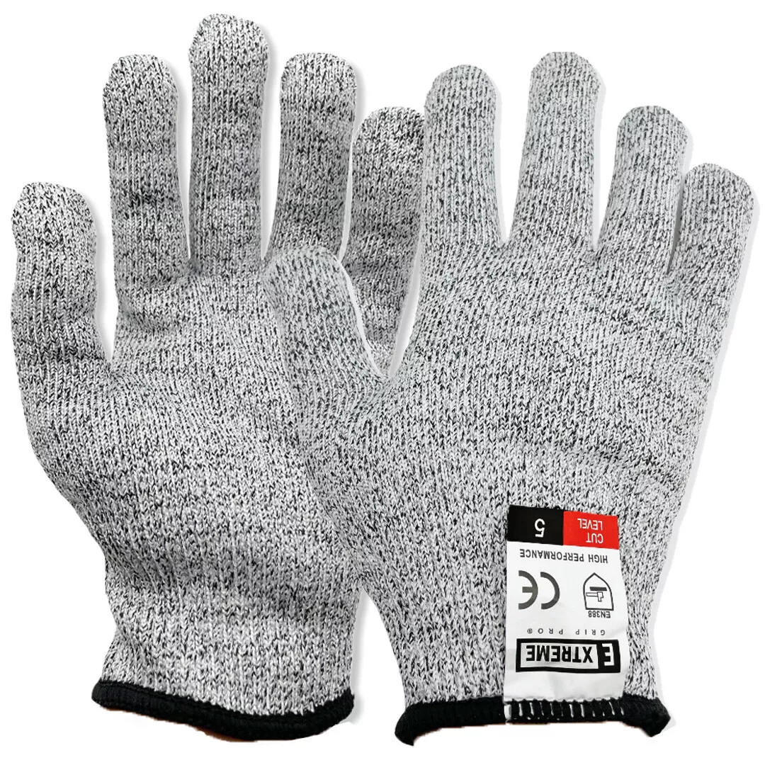 Level 5 ANTI CUT Protection SAFETY GLOVES Resistant Hand Protection Gloves  Food