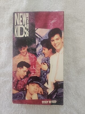 New Kids on the Block Step by Step VHS