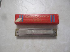 Vintage M Hohner Marine Band No 365 Harmonica Made In Germany 14 Hole Key Of C