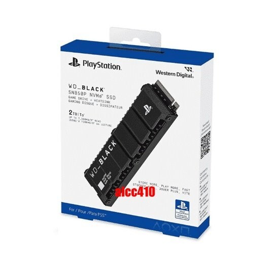 Western Digital WD BLACK SN850P 2TB NVMe SSD for PS5 M.2 2280