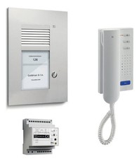 TCS Türsprechanlage Set 1 Wohneinheit 2-Draht Sprechanlage PSU2110-0000 UP