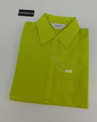 Russell Collection Damen Bluse Kurzarm Lime Gr. S