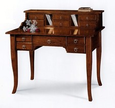 SCRITTOIO SCRIVANIA LEGNO VARIE FINITURE 11 CASSETTI xSTUDIO SOGGIORNO 5013