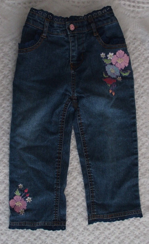 Disney Princess 6 Girls Crop/Capri Jeans Cinderella VGUC spring fall Vtg Y2k