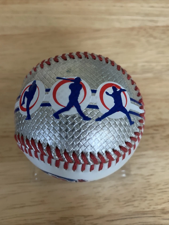 JOHAN SANTANA MINNESOTA TWINS LOGOTIPO FOTO BÉISBOL RAWLINGS PELOTA NY METS Foto 4 de 4