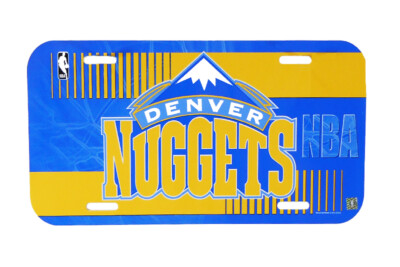 Denver Nuggets Wincraft NBA Plastic License Plate 