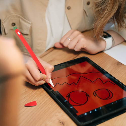 Stylus-Hülle Karotte Stiftabdeckung Stylus-Stiftabdeckung Aus Silikon - 第 4/12 張圖片