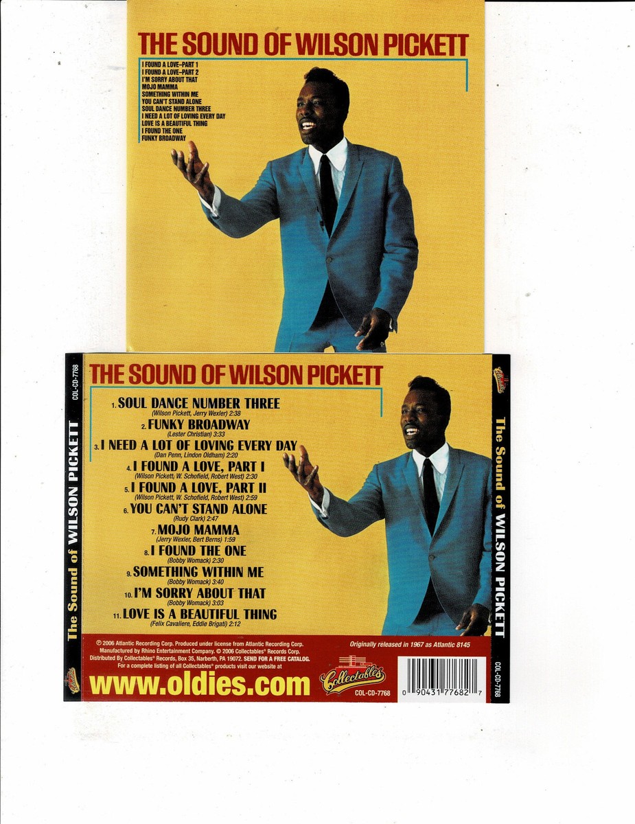 WILSON PICKETT - THE SOUND OF WILSON PICKETT (CD 2006) **11 TRACKS