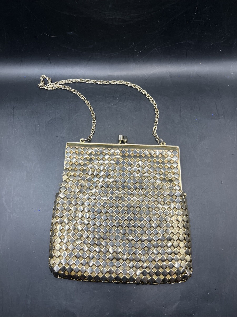 Vintage Heavy Gold Chain Mesh Handbag Purse EUC | eBay 