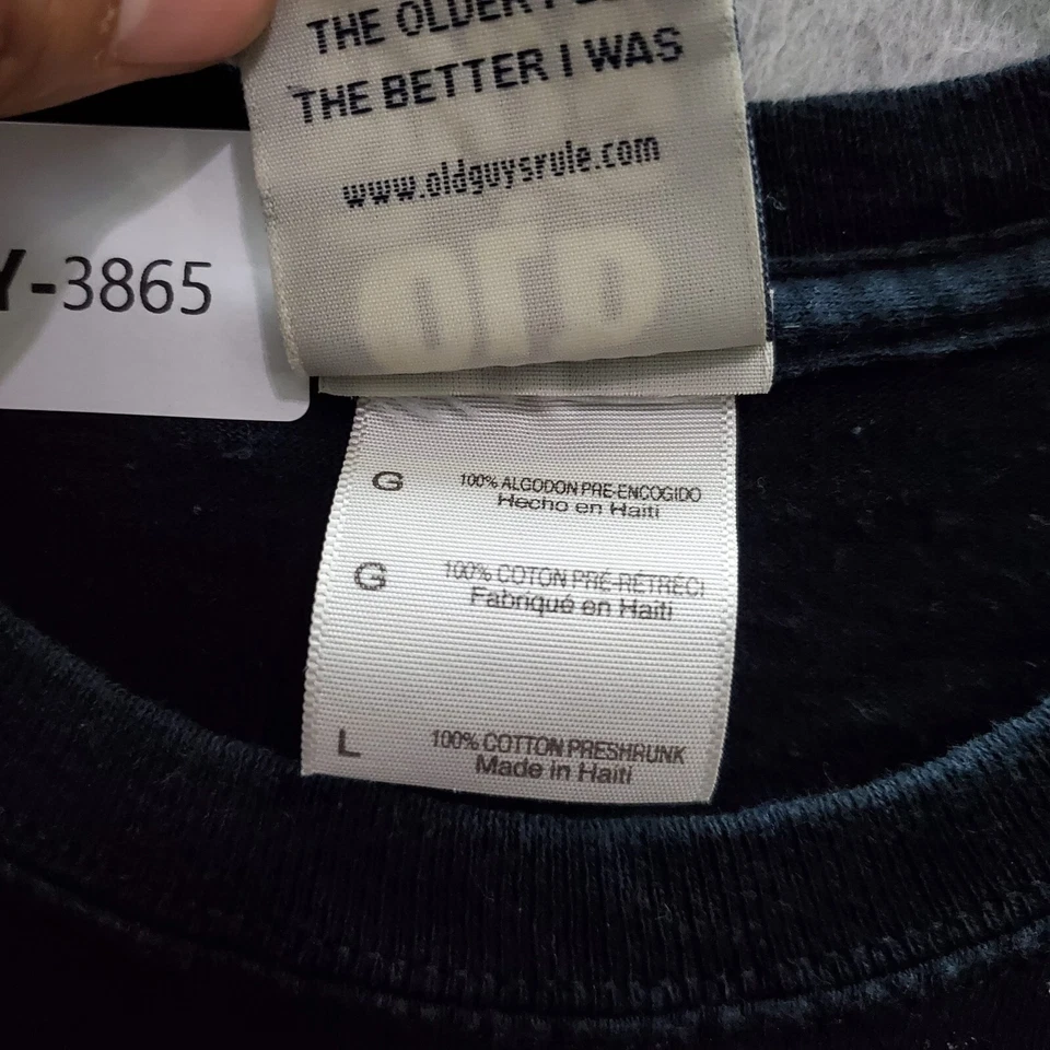 Camiseta Old Guys Rule Hombre Grande Azul Marino Fuerte Rápida Construida Para Durar Moto Gráfico Foto 4 de 4