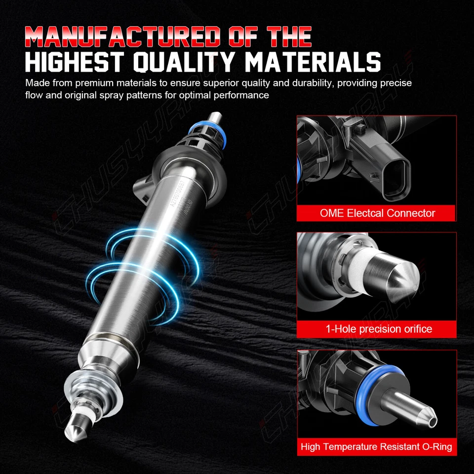 Inyector de combustible 4x nuevo para MERCEDES-BENZ CLS63 AMG 2012-2014 FJ1212 A2780700687 Foto 2 de 4