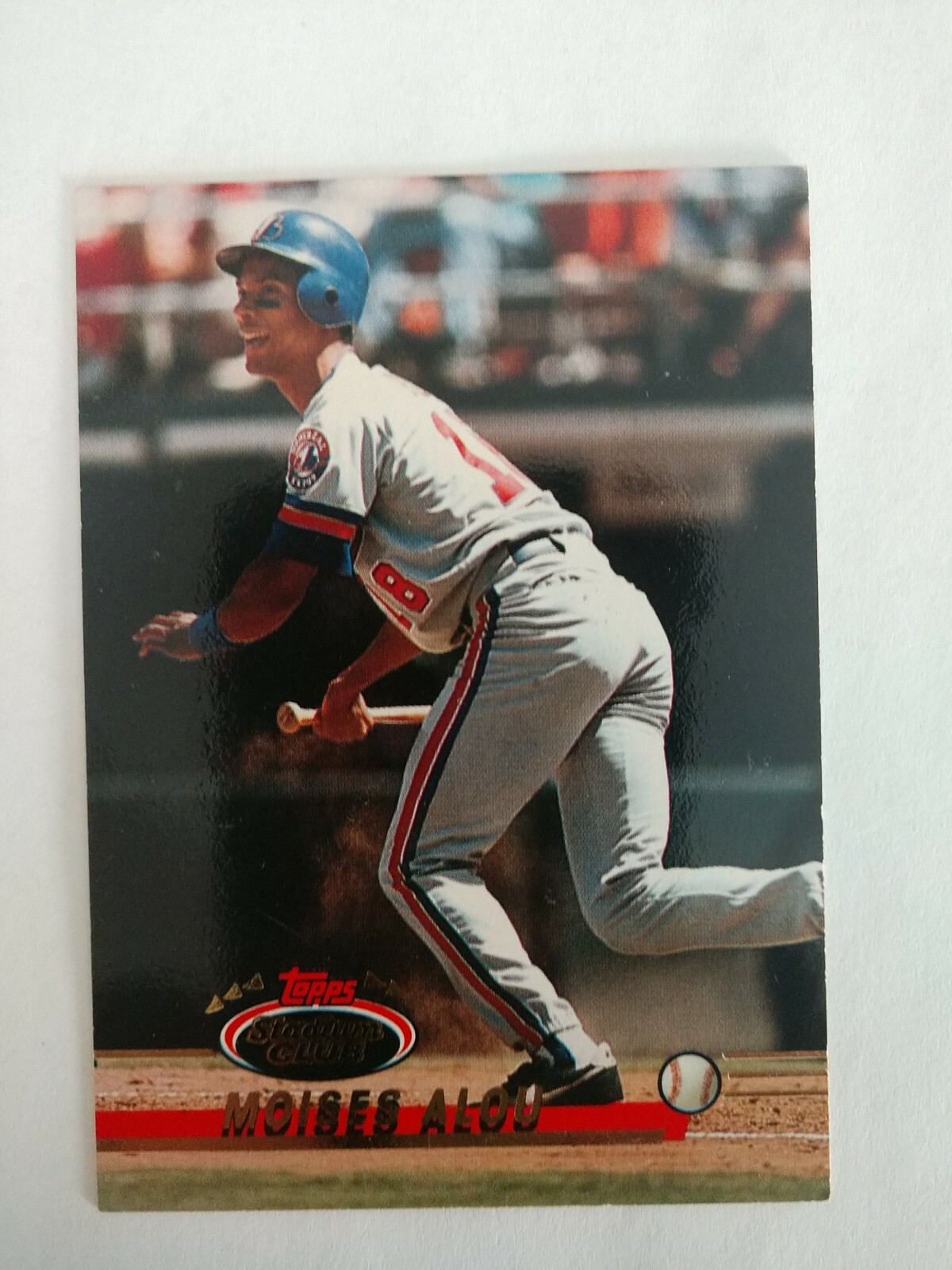 1993 Topps Stadium Club Baseball Moises Alou #239 Montreal Expos