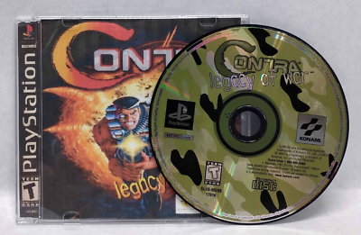 PS1 – Contra Legacy Of War – PAL – Complet Boîtier Et Notice – Bon état