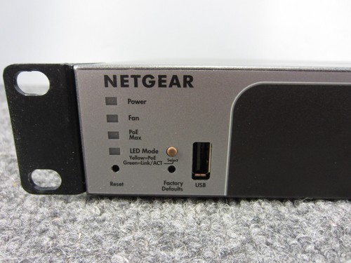 Netgear GS728TPv2 24 -Port Gigabit PoE+ Smart Managed Pro Switch - Parts Only - Picture 3 of 6