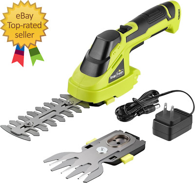 Cordless Grass Shear Bush Trimmer 2 in 1 Handheld Hedge Trimmer  7.2V Electric G