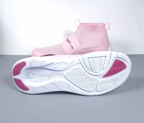 Champion Shoes Legend Sneakers Slip On Women's Size 9.5 High Top Pink NEW NIB - Picture 7 of 7