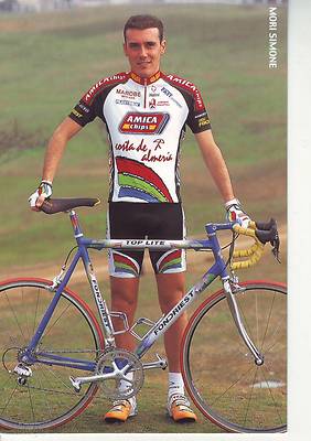 CYCLING cycling card MORI SIMONE team AMICA CHIPS - COSTA de ALMERIA 