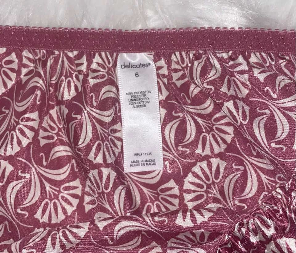 Vintage Delicates JCPenney Satin Panty String Bikini Panties Wallpaper 6 New - Image 3 of 4