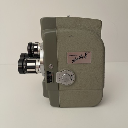 Vintage Sekonic Elmatic 8mm Film Video Camera W/ Case & Instruction Pamphlet - 第 2/15 張圖片