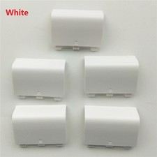 5 Pieces White Replacement Battery Cover Pack For Xbox One Wireless Controller