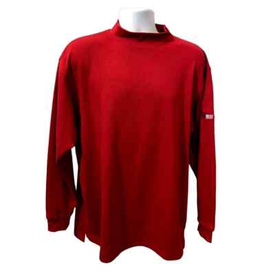 FootJoy ProDry Performance Long Sleeve Mock Golf Shirt XL Merril Lynch Logo