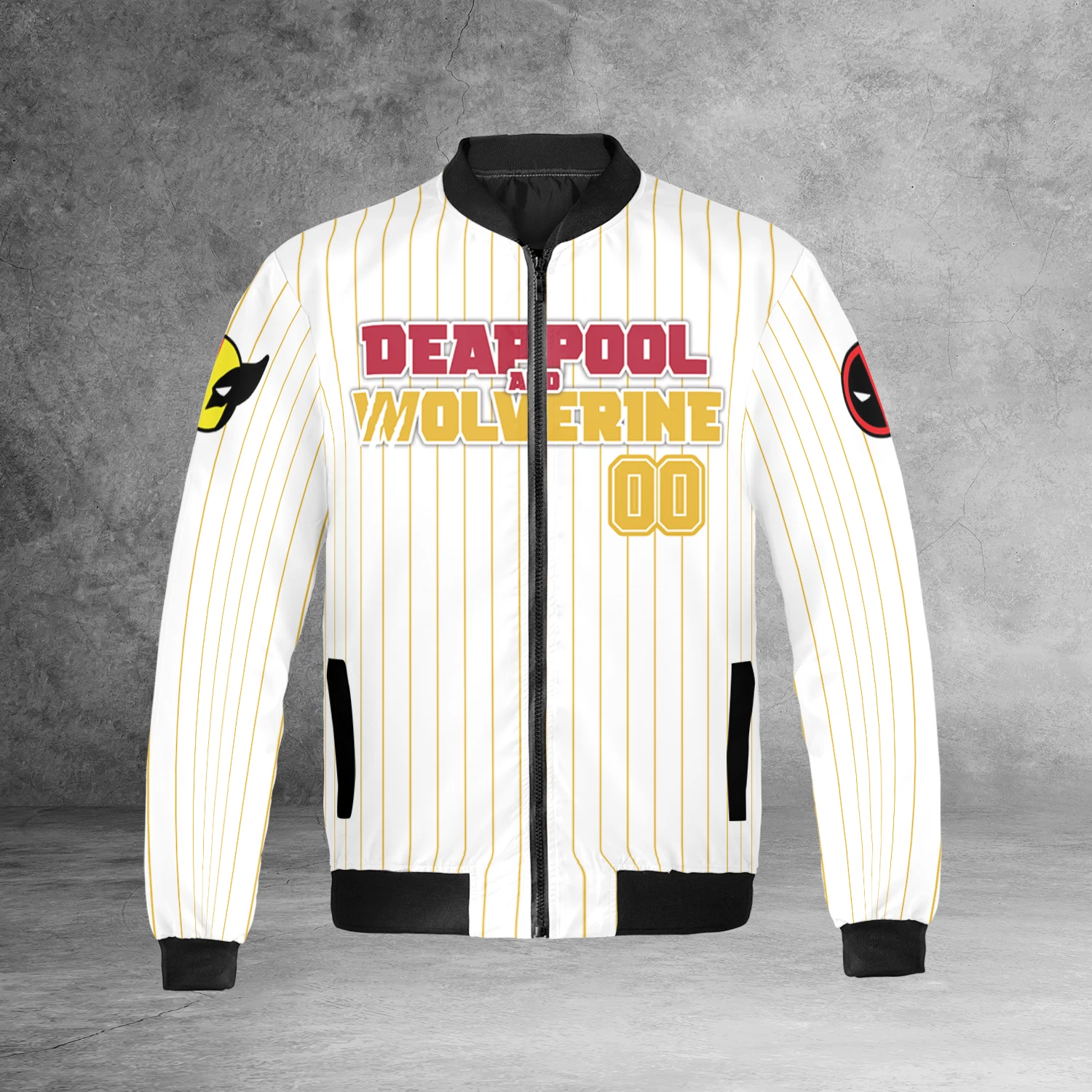 Personalized Wolverine & Deadpool Bestie Friends BFF Superheroes Jacket