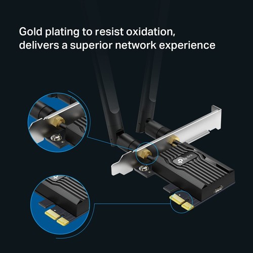TP-Link WiFi 6 PCIe WiFi Card for Desktop PC AX3000 (Archer TX55E) - OPEN BOX - Bild 7 von 7