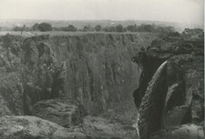 Victoria Falls Vintage Silver Print Silver Print 18x24 Circa 1962 