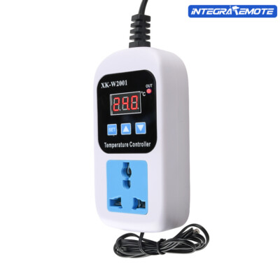 Digital LED Microcomputer Thermometer Temperature Controller Thermostat 110-220V