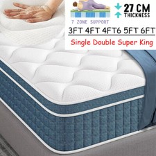 Hybrid 27cm Medium Firm Mattress | Pocket Spring | Memory Foam | Breathable