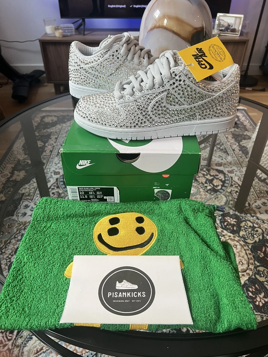 Size 10 - Nike Cactus Plant Flea Market x Swarovski x Dunk Low