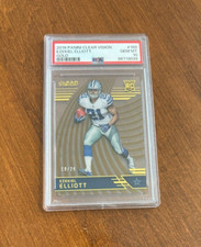 Ezekiel Elliott 2016 Clear Vision Gold Rookie #169 Dallas Cowboys /29 RC PSA 10