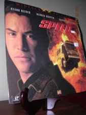 Keanu Reeves Dennis Hopper Sandra Bullock 12" LD Laserdisc "Speed" Widescreens