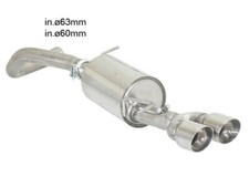 Ragazzon Sportauspuff Komplettanlage ab Kat. VW Polo Mk5 Typ 6R 2.0 R WRC 2x90mm