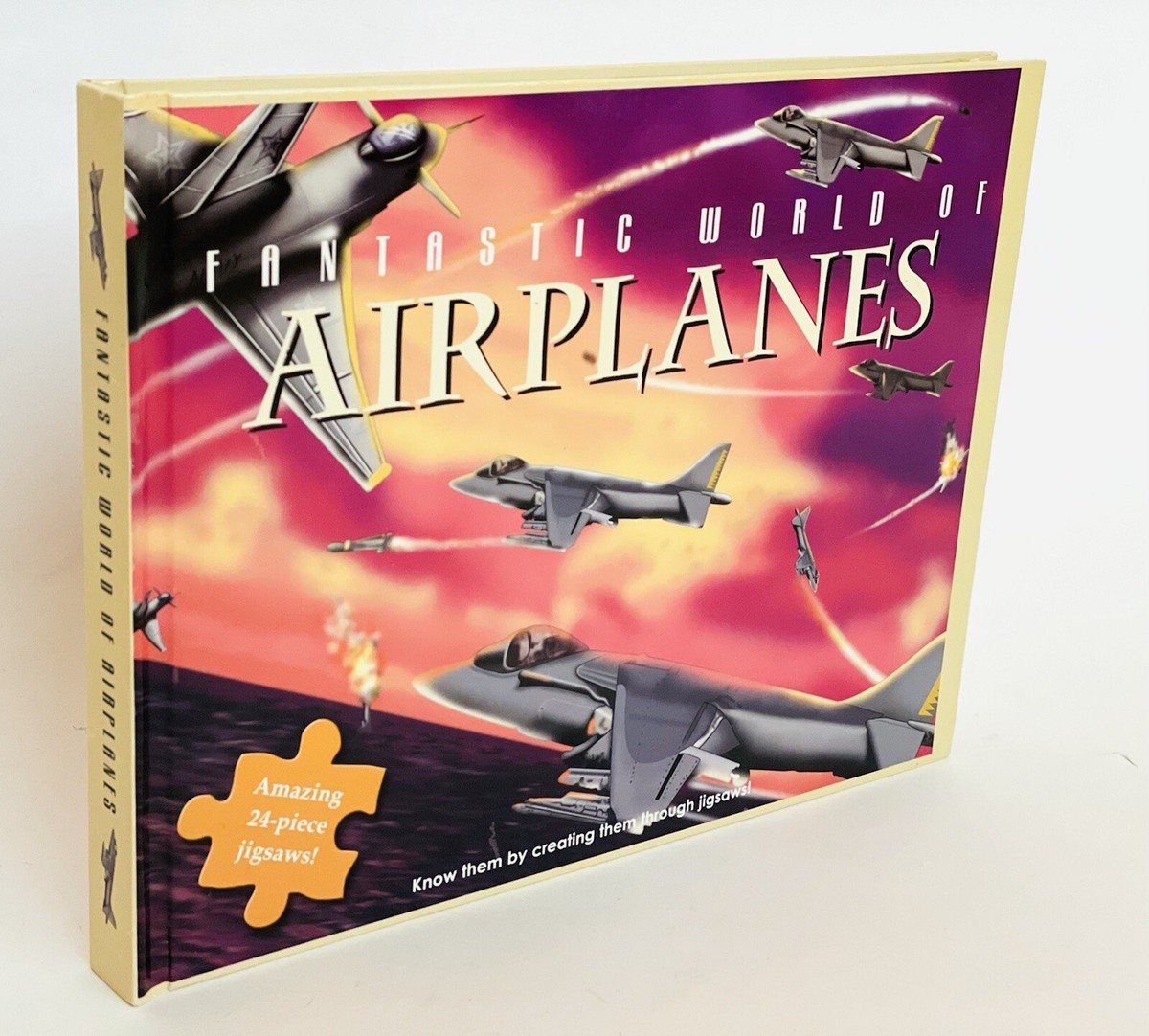 Fantastic World of Airplanes 5 Jigsaw Puzzles 24 Pieces in