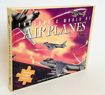Fantastic World of Airplanes 5 Jigsaw Puzzles 24 Pieces in