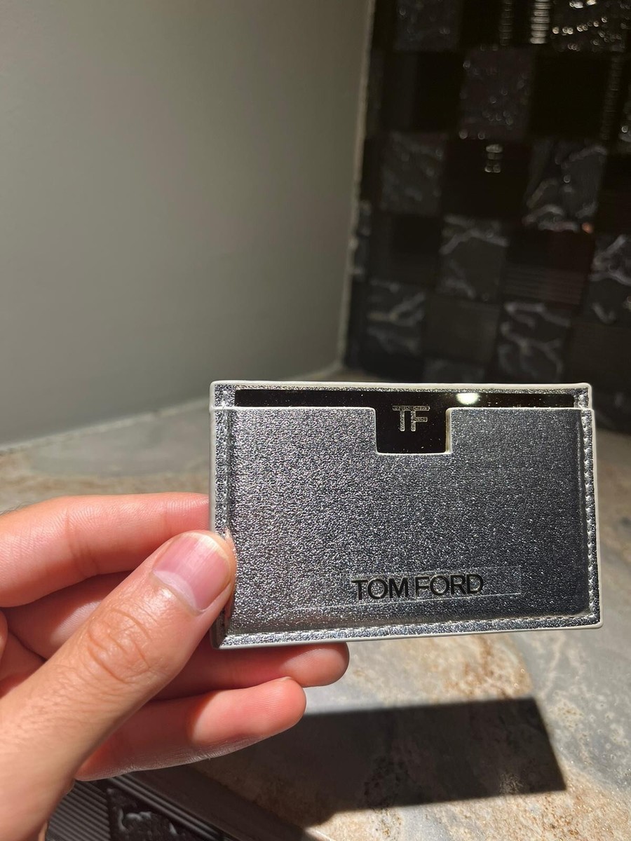 Tom Ford , Card Holder Wallet in Silver , BNWT OS | eBay
