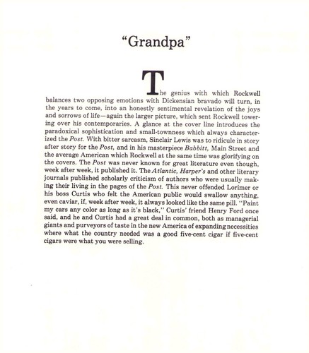 1919 DEC 20 Grandpa Snowman NORMAN ROCKWELL SATURDAY EVENING POST COVER PRINT - Picture 2 of 3