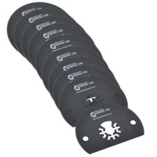 DB10I 80mm HSS Semi-Circular Multi-Tool Saw Blades Compatible with Dremel, Bosch