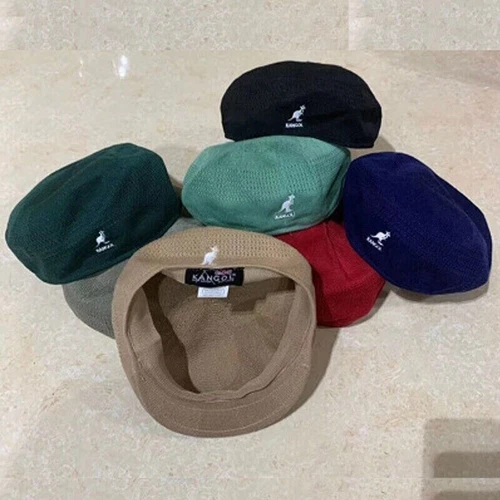 Summer Newsboy Woven Casual Hat Kangol 504 Ventair Beret Hat#Breathable Flat Cap - Picture 2 of 46