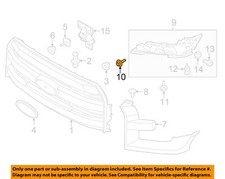 FORD OEM 15-16 F-150 Grille Grill-Trim Support Screw W716714S442