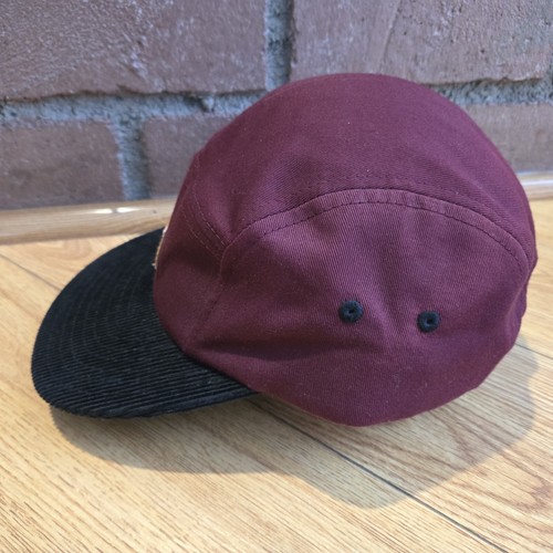 RARE VTG: DEADLINE (ORIGINAL LOGO) PATCH FIVE-PANEL HAT Burgandy - Picture 5 of 11