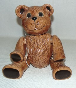 ceramic teddy bear
