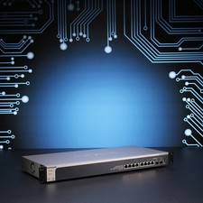NetGear XS708T PoE+ Smart  Switch // 8x 10GbE...