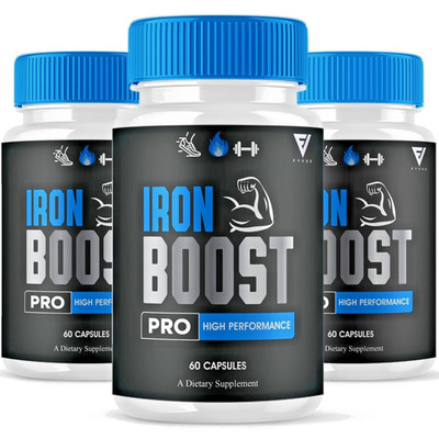 Iron Boost Pro High Performance Supplement, IronBoost Capsule For Men ( 3 Pack )