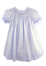 NWT Petit Ami Lavender Bishop Smocked Baby Girls 1 pc Daygown Dress 9M 9 Months
