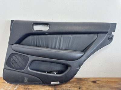 1995-1997 Lexus LS400 Rear Right Passenger Side Door Panel Black Leather OEM