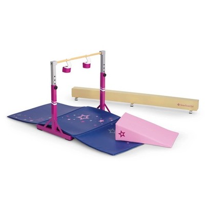 American Girl Retired Gymnastics Set Balance Beam, Bar, & Mat Truly Me Doll
