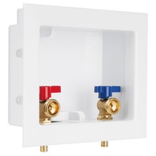 Universal Washing Machine Outlet Box 1/2-Inch Pex Crimp x 3/4-Inch MHT