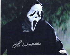 Lee Waddell signed 8x10 Photo Ghostface Scream JSA Authentication